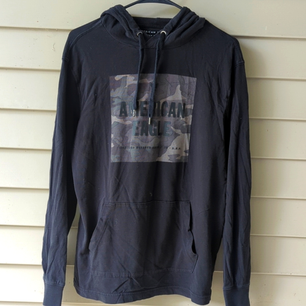 American Eagle hooded Tshirt men's Small